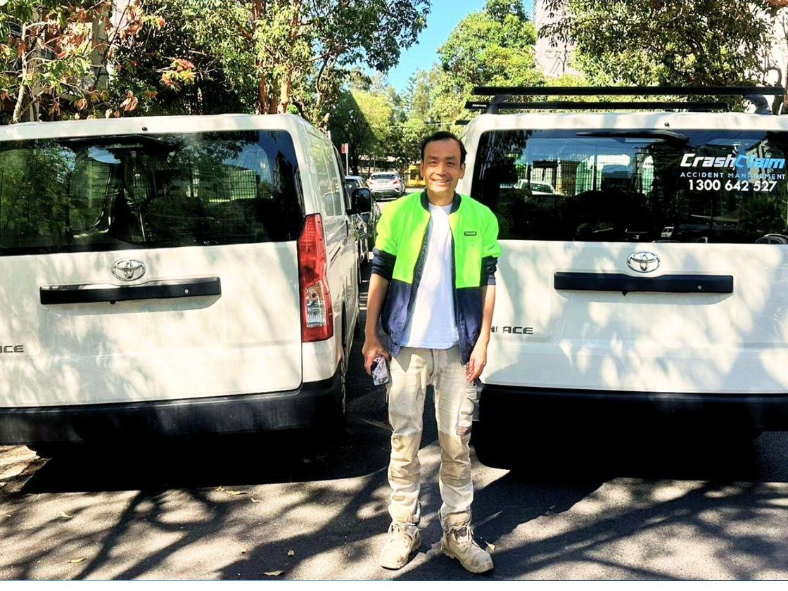 CrashClaim work-vehicle replacement vans in NSW