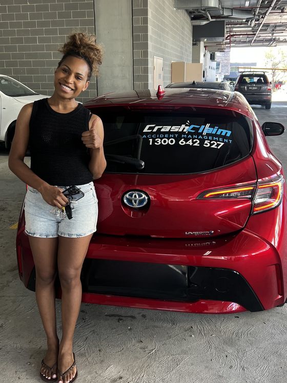 Verified CrashClaim customer with their vehicle