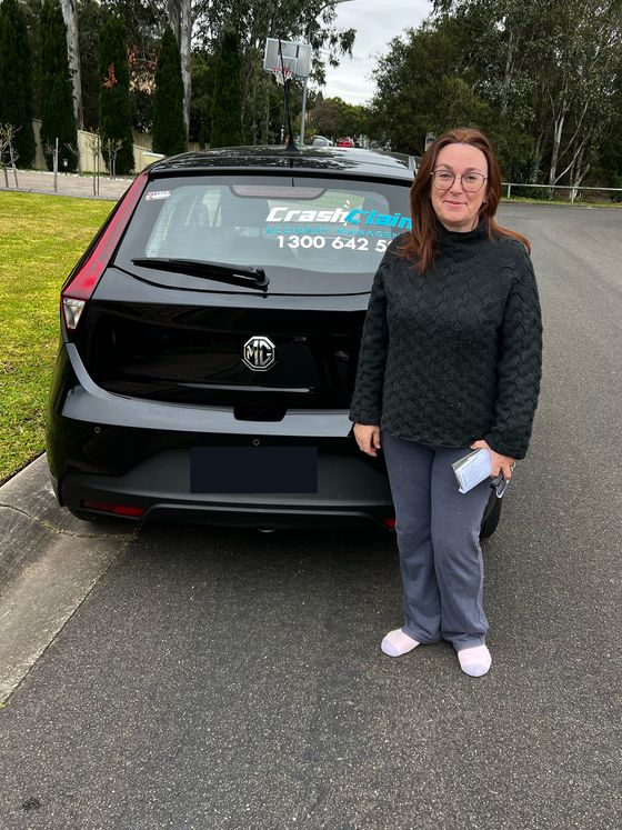 Verified CrashClaim customer with their vehicle
