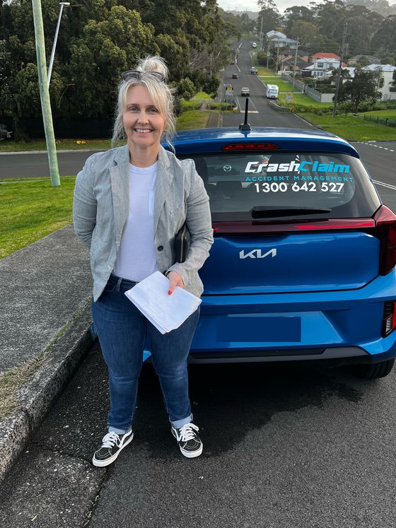 Verified CrashClaim customer with their vehicle