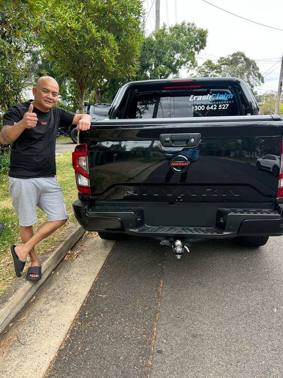 Verified CrashClaim customer with their vehicle