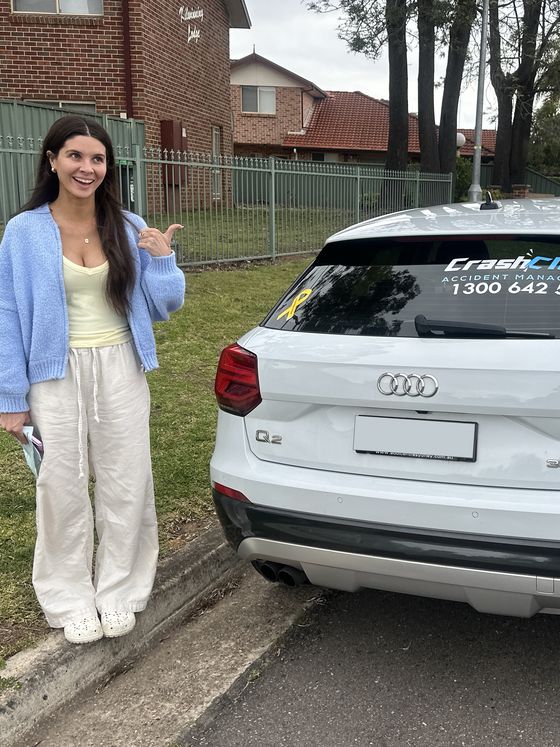 Verified CrashClaim customer with their vehicle