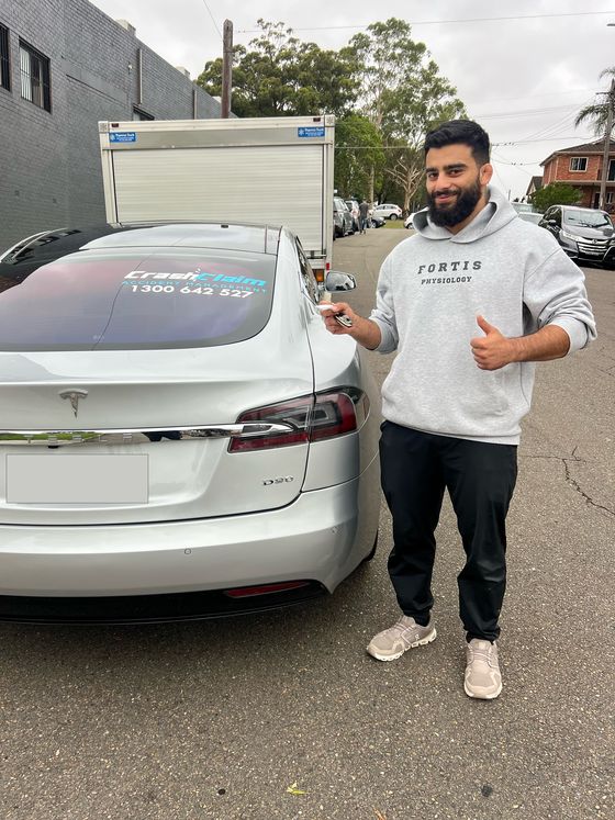 Verified CrashClaim customer with their vehicle